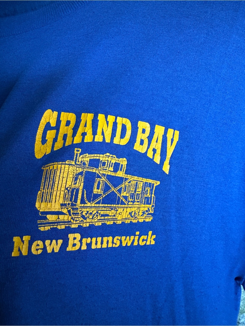 Vintage 80s Penmans Grand Bay New Brunswick Train Single Stitch Tee XL